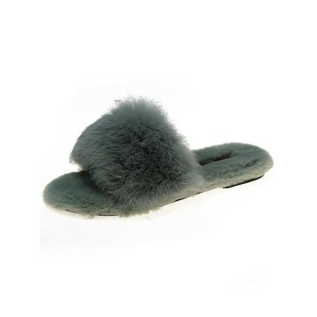 Zodanni Women s Breathable Fluffy Slides Bedroom Cozy Winter Warm Plush Slipper Casual Open Toe House Shoes Green 6.5
Zodanni Women s Breathable Fluffy Slides Bedroom Cozy Winter Warm Plush Slipper Casual Open Toe House Shoes Green 6.5