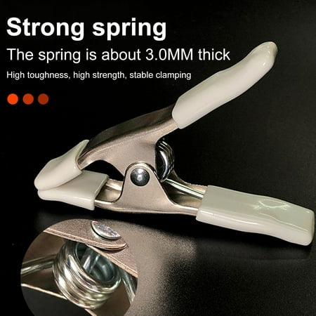 Fairnull Spring Clamp Professional Non-slip High Carbon Steel Heavy Duty Backdrop Clip Household Supplies
Fairnull Spring Clamp Professional Non-slip High Carbon Steel Heavy Duty Backdrop Clip Household Supplies