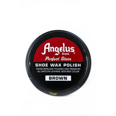 Angelus Bran Leather Shoe Carnauba Wax Polish High Gloss Army Shine 3 oz