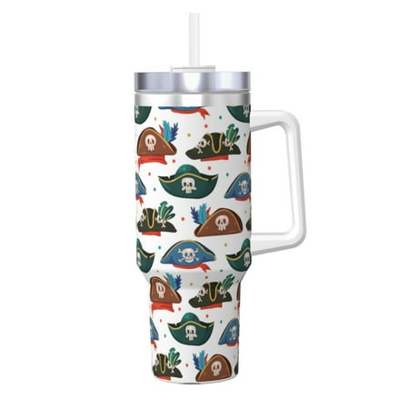 Goofa Pirate Hats Print 40oz Ice Bully With Handle And Straw Stainless Steel Vacuum Insulated Cup And 2 In 1 Straw Lid
Goofa Pirate Hats Print 40oz Ice Bully With Handle And Straw Stainless Steel Vacuum Insulated Cup And 2 In 1 Straw Lid