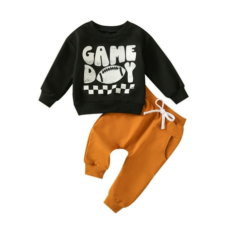 YWDJ 3-24 Months Girls Outfit Sets Fall Winter Cartoon Rugby Letteringd Crew Neck Pullover Trousers Suit Black 18-24 Months
YWDJ 3-24 Months Girls Outfit Sets Fall Winter Cartoon Rugby Letteringd Crew Neck Pullover Trousers Suit Black 18-24 Months