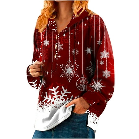 jsaierl Women s Oversized Sweatshirt Hooded Print Long Sleeve Top Round Neck Sweatshirt Graphic Pullover Christmas Gifts for Teen Girls
jsaierl Women s Oversized Sweatshirt Hooded Print Long Sleeve Top Round Neck Sweatshirt Graphic Pullover Christmas Gifts for Teen Girls
