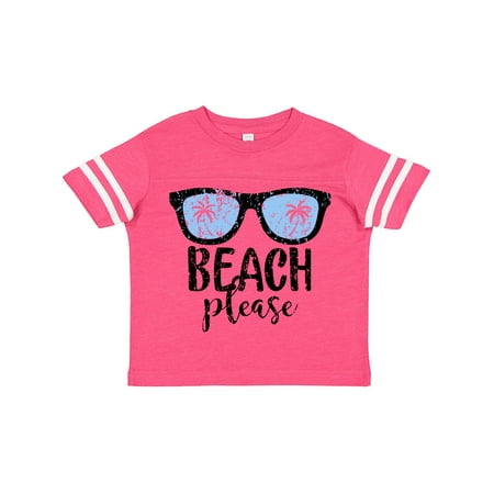 Inktastic Beach Please Sunglasses Gift Toddler Boy or Toddler Girl T-Shirt