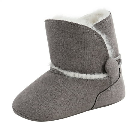 DNDKILG Baby Toddler Girl Boy Winter Fleece Lined Boots Slippers Newborn Infant Soft Sole Non-Slip First Walkers Shoes Gray 0-18M
DNDKILG Baby Toddler Girl Boy Winter Fleece Lined Boots Slippers Newborn Infant Soft Sole Non-Slip First Walkers Shoes Gray 0-18M
