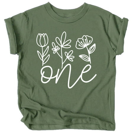 One Floral 1st Birthday Shirt for Baby Girls First Birthday Outfit White on Military Green Shirt 12 Months
One Floral 1st Birthday Shirt for Baby Girls First Birthday Outfit White on Military Green Shirt 12 Months