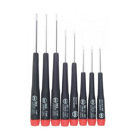 Wiha Precision Ball End Hex 8 Piece Driver Set