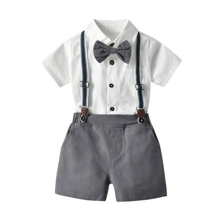 Rovga Boys 2 Piece Outfit Short Sleeve Shirt Tops Shorts With Tie Child Kids Gentleman Outfits Boy Outfits
Rovga Boys 2 Piece Outfit Short Sleeve Shirt Tops Shorts With Tie Child Kids Gentleman Outfits Boy Outfits