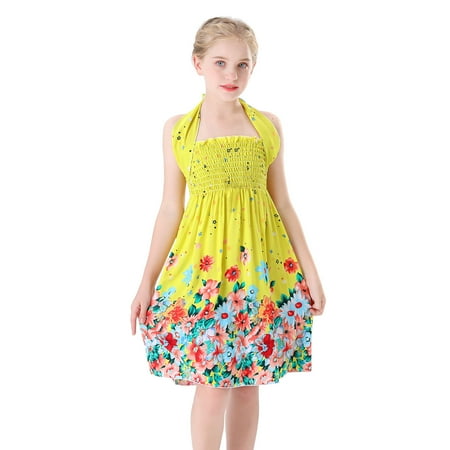 Aayomet Princess Dresses For Girls Toddler Kids Girls Floral Bohemian Flowers Bowknot Sleeveless Beach Straps Dress Princess Yellow 8 Years
Aayomet Princess Dresses For Girls Toddler Kids Girls Floral Bohemian Flowers Bowknot Sleeveless Beach Straps Dress Princess Yellow 8 Years