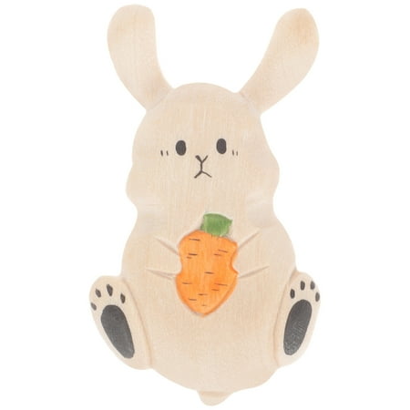 Party Easter Rabbit Fridge Magnet Refrigerator Decor Wooden Rabbit Fridge Magnet