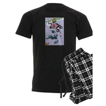 CafePress - G.I. Joe Snake Eyes Parachuting - Men s Dark Pajamas