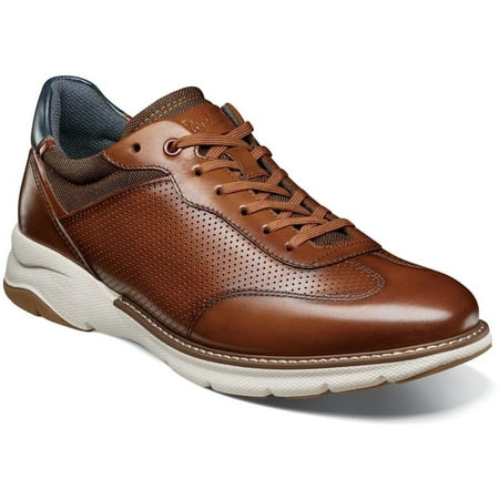 Florsheim Frenzi T-Toe Oxford Athletic Comfortech Shoes Cognac Smooth 14391-221