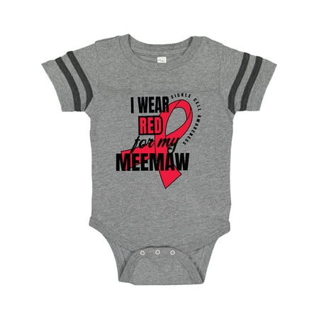 Inktastic Sickle Cell Awareness I Wear Red For My Meemaw Gift Baby Boy or Baby Girl Bodysuit
Inktastic Sickle Cell Awareness I Wear Red For My Meemaw Gift Baby Boy or Baby Girl Bodysuit