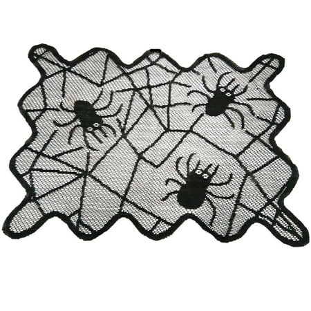

Halloween Tablecloth Spider Web Tablecover Party Decoration Supplies for Halloween Kitchen Decor
