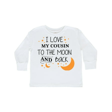 Inktastic I Love My Cousin To The Moon and Back Gift Toddler Boy or Toddler Girl Long Sleeve T-Shirt
Inktastic I Love My Cousin To The Moon and Back Gift Toddler Boy or Toddler Girl Long Sleeve T-Shirt
