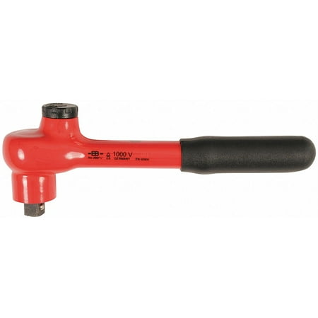 Wiha Hand Ratchet 260 mm Insulated 1/2 in 12853