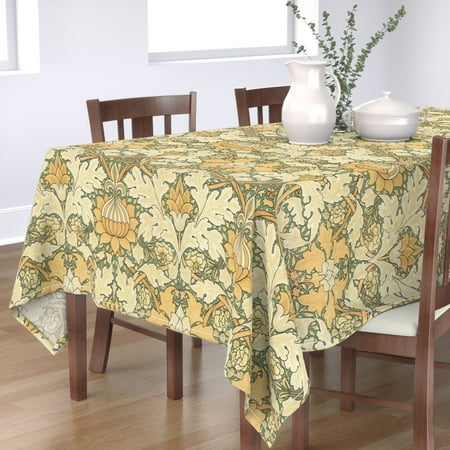 Cotton Sateen Tablecloth 70 x 120 - Damask Green Flowers Floral Antique Victorian Sage Art Nouveau Print Custom Table Linens by Spoonflower
Cotton Sateen Tablecloth 70 x 120 - Damask Green Flowers Floral Antique Victorian Sage Art Nouveau Print Custom Table Linens by Spoonflower