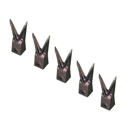 5 - Hensley Style Twin Tiger Bucket Rock Tooth - X156WTL