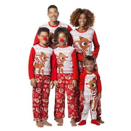 EYIIYE Xmas Matching Family Pajamas Set Reindeer Printed Family Sleepwear Christmas Nightwear Long Pajamas
EYIIYE Xmas Matching Family Pajamas Set Reindeer Printed Family Sleepwear Christmas Nightwear Long Pajamas
