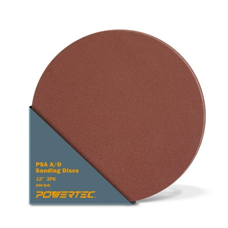 Powertec 110413 12-inch Psa 240 Grit Aluminum Oxide Adhesive Sanding Disc 3-pack
Powertec 110413 12-inch Psa 240 Grit Aluminum Oxide Adhesive Sanding Disc 3-pack