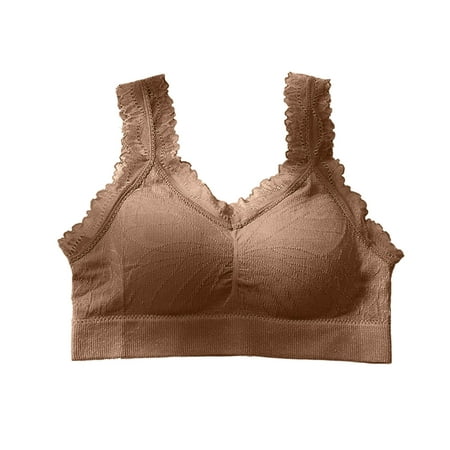 Aayomet Women s Sports Bra Women Lace Beautiful Back Wrap Bust V Neck Bra Breathable Sports Underwear Bra Coffee One Size
Aayomet Women s Sports Bra Women Lace Beautiful Back Wrap Bust V Neck Bra Breathable Sports Underwear Bra Coffee One Size
