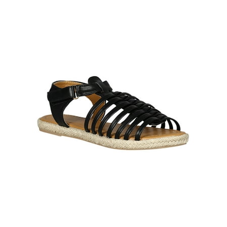 Women Metallic /Leatherette Strappy Weave Open Toe Espadrille Flat Sandal 18474
Women Metallic /Leatherette Strappy Weave Open Toe Espadrille Flat Sandal 18474