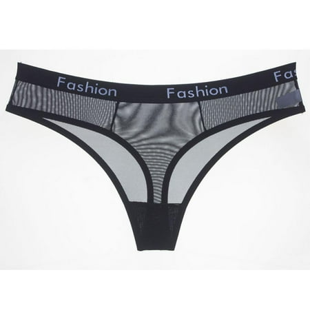 Elaydool Women Seamless G-String Panties Letter Print Low Waist Briefs Transparent Mesh Printing Thongs Underwear Intimates
Elaydool Women Seamless G-String Panties Letter Print Low Waist Briefs Transparent Mesh Printing Thongs Underwear Intimates