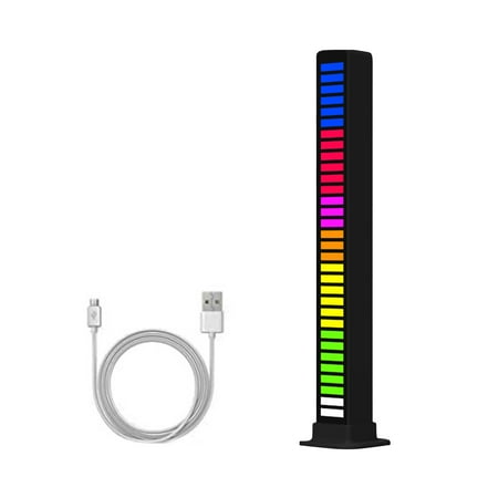 RGB Car Sound Control Light Voice Activated Pickup Rhythm Light