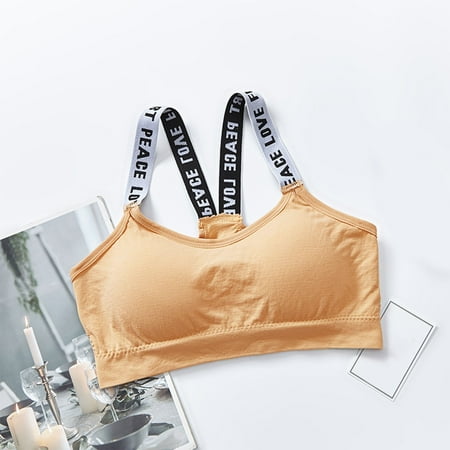 dmqupv Basics Undershirts Women Women Sports Bra Tops For Top Fitness Yoga Female Pad Sportswear Vest All Tops for Women Beige One Size
dmqupv Basics Undershirts Women Women Sports Bra Tops For Top Fitness Yoga Female Pad Sportswear Vest All Tops for Women Beige One Size