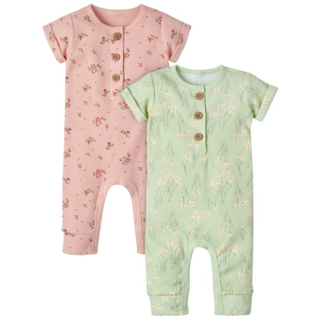 Modern Moments by Gerber Baby Boy or Girl Unisex Waffle Romper 2-Pack Sizes 0/3 -24 Months
Modern Moments by Gerber Baby Boy or Girl Unisex Waffle Romper 2-Pack Sizes 0/3 -24 Months