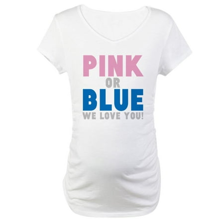 CafePress - PINK OR BLUE Maternity T Shirt - Cotton Maternity T-shirt Cute & Funny Pregnancy Tee
CafePress - PINK OR BLUE Maternity T Shirt - Cotton Maternity T-shirt Cute & Funny Pregnancy Tee