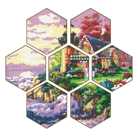 RichLink 7-Pack Art Coasters Reusable Diy Dot Drill Coasters for Honeycomb Shape BD706
RichLink 7-Pack Art Coasters Reusable Diy Dot Drill Coasters for Honeycomb Shape BD706