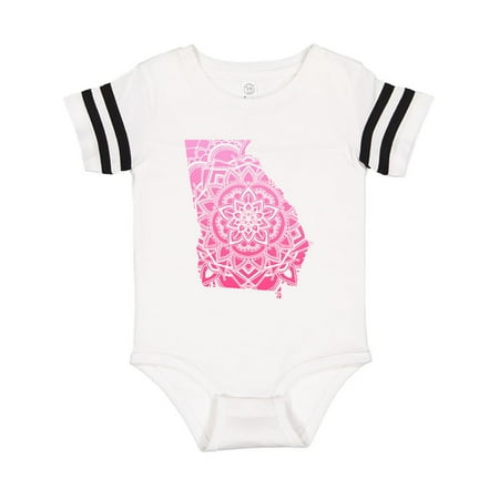 Inktastic Georgia Silhouette Mandala Gift Baby Boy or Baby Girl Bodysuit