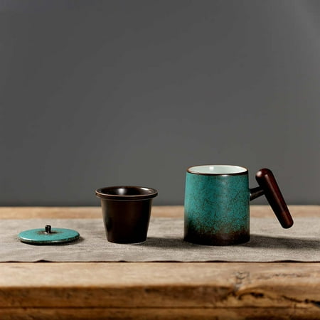 Livesture Japanese Style Office Ceramic Cup With Lid For Tea And Water Separation Muchun office cup
Livesture Japanese Style Office Ceramic Cup With Lid For Tea And Water Separation Muchun office cup