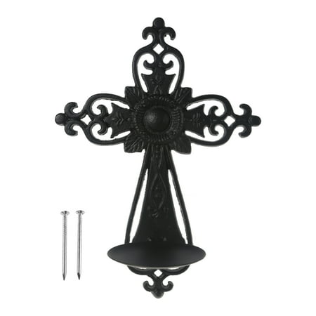 HOTYA European Style Cast Iron Hollow for Cross Wall Hanging Candle Holder Tealight Candlestick Retro Metal Stand Sconce for Home Kitchen Prayer Room Decor
HOTYA European Style Cast Iron Hollow for Cross Wall Hanging Candle Holder Tealight Candlestick Retro Metal Stand Sconce for Home Kitchen Prayer Room Decor