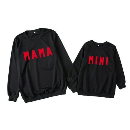 Sunisery Christmas Family Matching Sweatshirt Letter Print Long Sleeve O-Neck Pullover Casual Mom Child Tops Black 4-5 Years
Sunisery Christmas Family Matching Sweatshirt Letter Print Long Sleeve O-Neck Pullover Casual Mom Child Tops Black 4-5 Years
