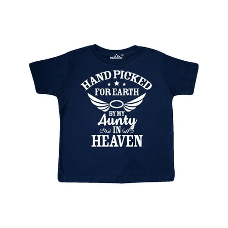Inktastic Handpicked for Earth By My Aunty in Heaven with Angel Wings Gift Toddler Boy or Toddler Girl T-Shirt
Inktastic Handpicked for Earth By My Aunty in Heaven with Angel Wings Gift Toddler Boy or Toddler Girl T-Shirt