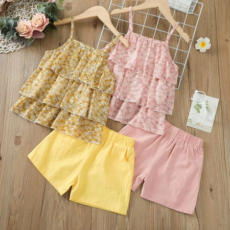 PatPat Toddler Girl Floral Layered Camisole and Elasticized Shorts Set Sizes 18M-6Y 2-Piece
PatPat Toddler Girl Floral Layered Camisole and Elasticized Shorts Set Sizes 18M-6Y 2-Piece