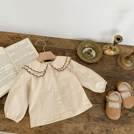 DancePeanut Spring New Baby Clothing Vintage Court Style Sleeveless Strap Romper Ruffled Neck Long Sleeve Shirt Baby Unisex Romper Blouse
DancePeanut Spring New Baby Clothing Vintage Court Style Sleeveless Strap Romper Ruffled Neck Long Sleeve Shirt Baby Unisex Romper Blouse