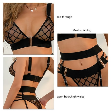 High Waisted Lingerie Straps Panty Set Underwear See Through Mesh Stitching For Wedding Night Honeymoon Red Black Royalblue
High Waisted Lingerie Straps Panty Set Underwear See Through Mesh Stitching For Wedding Night Honeymoon Red Black Royalblue