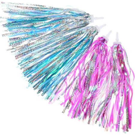 Happon 4 Pcs Kids Bicycle Bike Handlebar Scooter Streamers Sparkle Tassel Ribbon for Girls Boys
Happon 4 Pcs Kids Bicycle Bike Handlebar Scooter Streamers Sparkle Tassel Ribbon for Girls Boys