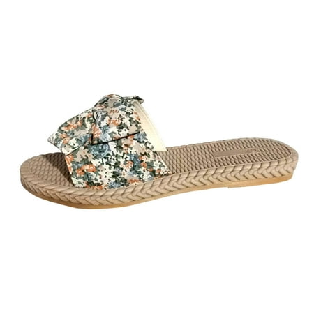 MIASHUI Shoes for Women Ladies Fashion Summer Floral Fabric Butterfly Tie Open Toe Flat Slippers Orange 6.5
MIASHUI Shoes for Women Ladies Fashion Summer Floral Fabric Butterfly Tie Open Toe Flat Slippers Orange 6.5