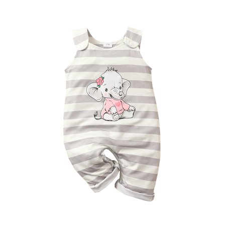 Summer Small Fresh Baby Romper Toddler Kids Girls Boys Cartoon Elepant Prints Romper Sleeveless Jumpsuit Outfits
Summer Small Fresh Baby Romper Toddler Kids Girls Boys Cartoon Elepant Prints Romper Sleeveless Jumpsuit Outfits