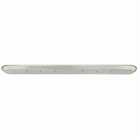 Vaxcel 36 inch Nickel Canopy Kit Hang Up to 5 Mini Pendant Lights