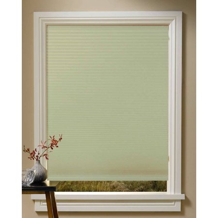 Cordless Double Cellular Shade, Light Filtering, Pale Sage