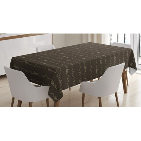 Brown Tablecloth Dark Brown Backdrop Image with Letterings Hope Love Fun Happy Rectangular Table Cover for Dining Room Kitchen Decor 60 X 90 Dark Brown and Cream by Ambesonne
Brown Tablecloth Dark Brown Backdrop Image with Letterings Hope Love Fun Happy Rectangular Table Cover for Dining Room Kitchen Decor 60 X 90 Dark Brown and Cream by Ambesonne