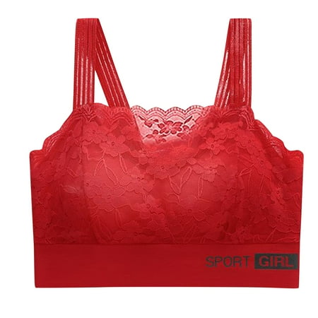 Women Fashionable Solid Color Flower Lace Trackless Gathering Sports Underwear Sports Bras for Women Compression
Women Fashionable Solid Color Flower Lace Trackless Gathering Sports Underwear Sports Bras for Women Compression