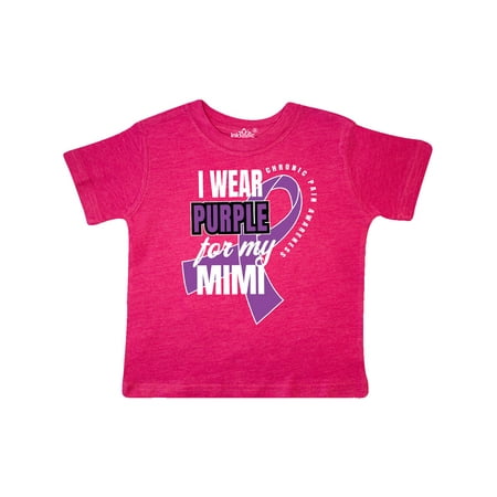 Inktastic Chronic Pain I Wear Purple For My Mimi Gift Toddler Boy or Toddler Girl T-Shirt
Inktastic Chronic Pain I Wear Purple For My Mimi Gift Toddler Boy or Toddler Girl T-Shirt