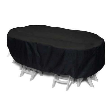92INCH OVALRECTANGLE TABLECOVER IN BLA WRBL92