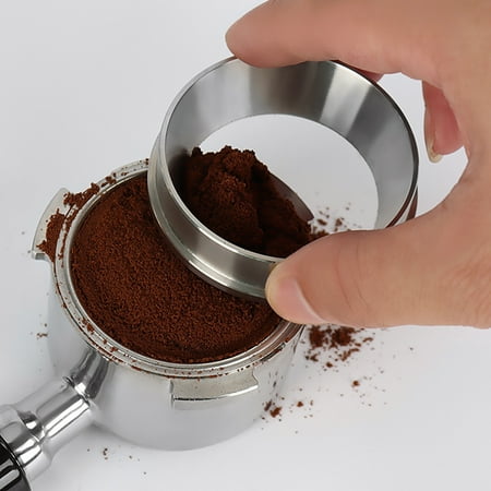 Happy Date Espresso Dosing Funnel Stainless Steel Coffee Dosing Ring Compatible Breville Portafilter
Happy Date Espresso Dosing Funnel Stainless Steel Coffee Dosing Ring Compatible Breville Portafilter