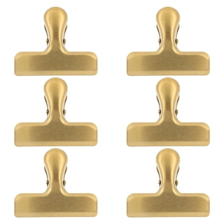 NUOLUX 6pcs Multipurpose Sealing Clips Food Storage Bag Fresh-keeping Clips Bill Clips